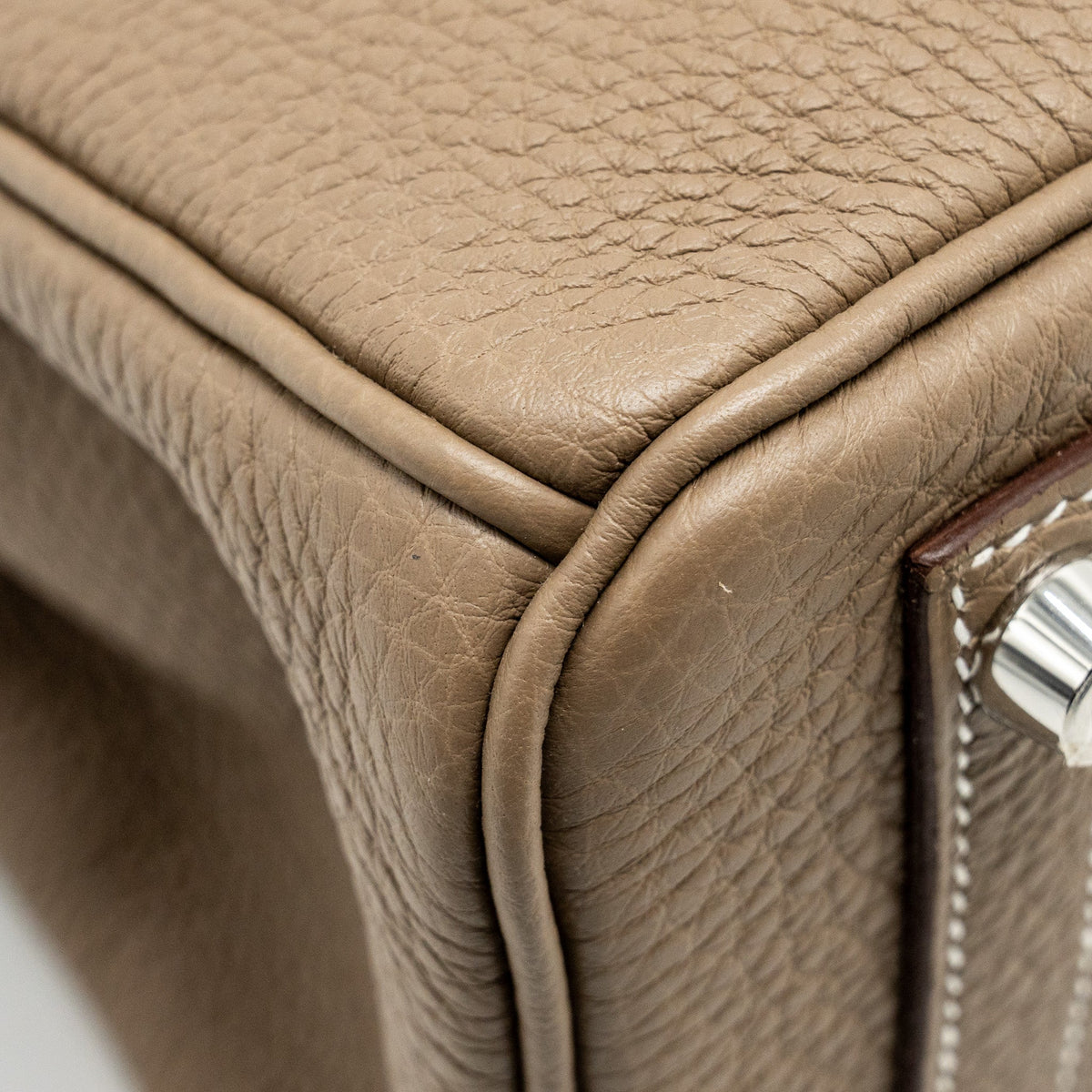 HERMES BIRKIN 25 TOGO ETOUPE SHW